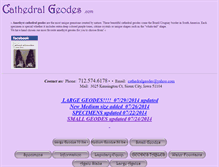 Tablet Screenshot of cathedralgeodes.com